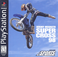Jeremy McGrath Supercross 98 PAL Playstation PAL box art
